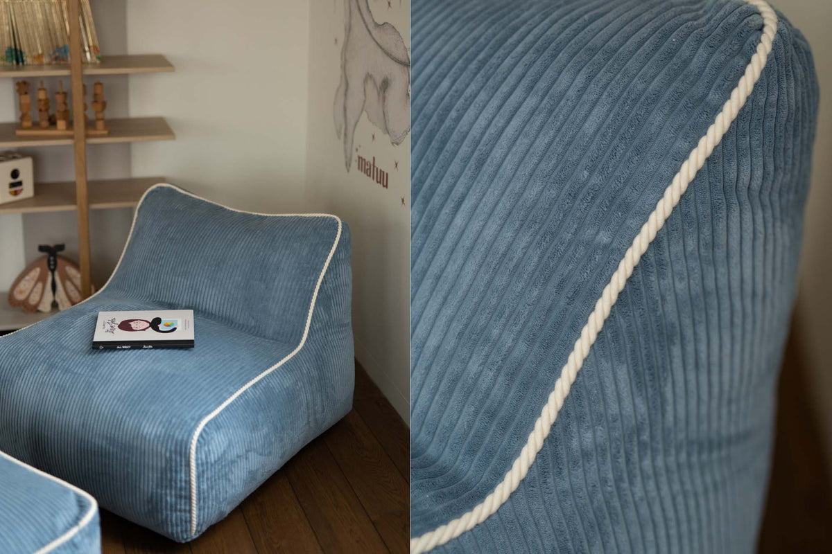 Kumo Chair Corduroy Sky Sugar