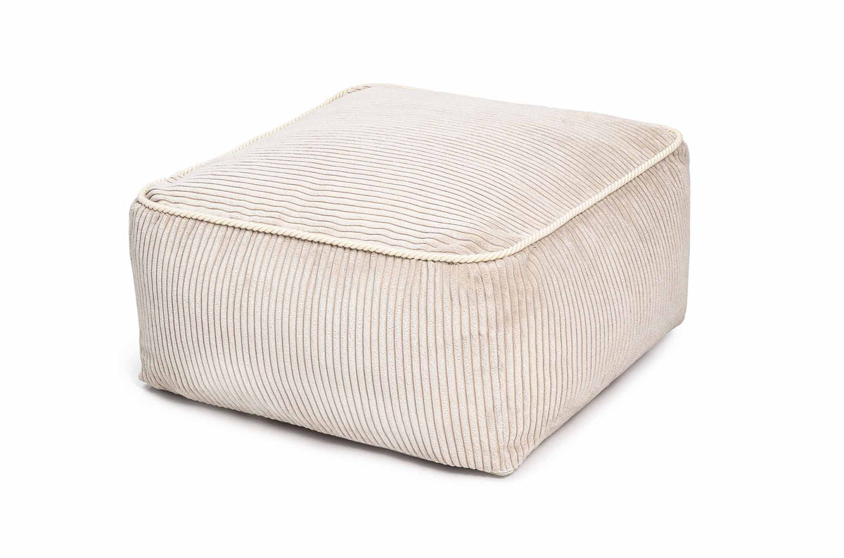 Kumo Ottoman Corduroy Vanilla